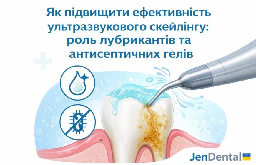 Ультразвуковий скейлінг лубрикант та антисептичний гель для ефективного зняття зубного каменю — jendental c